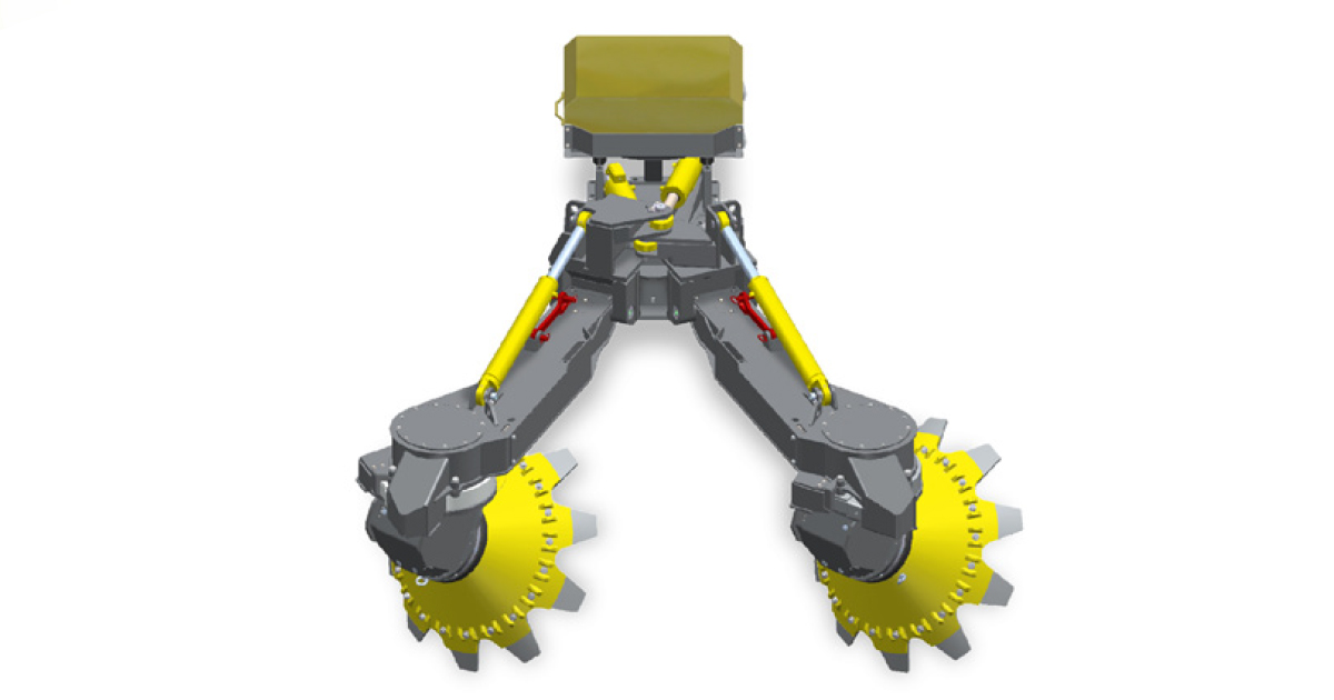 Bracke T28.a - Two-row disc trencher